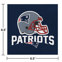 192/Case Bulk New England Patriots Luncheon Napkins