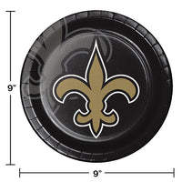 New Orleans Saints Paper Plates (8/Pkg)