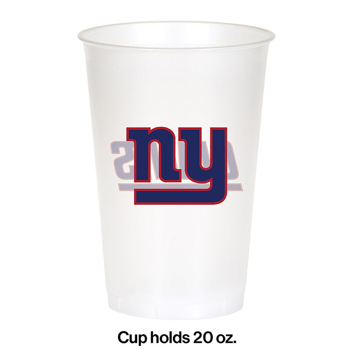 96/Case Bulk New York Giants 20 oz Plastic Cups