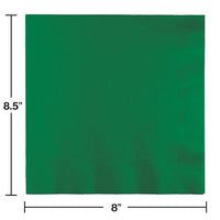 250 pc Bulk Emerald Green Dinner Napkins 3 Ply