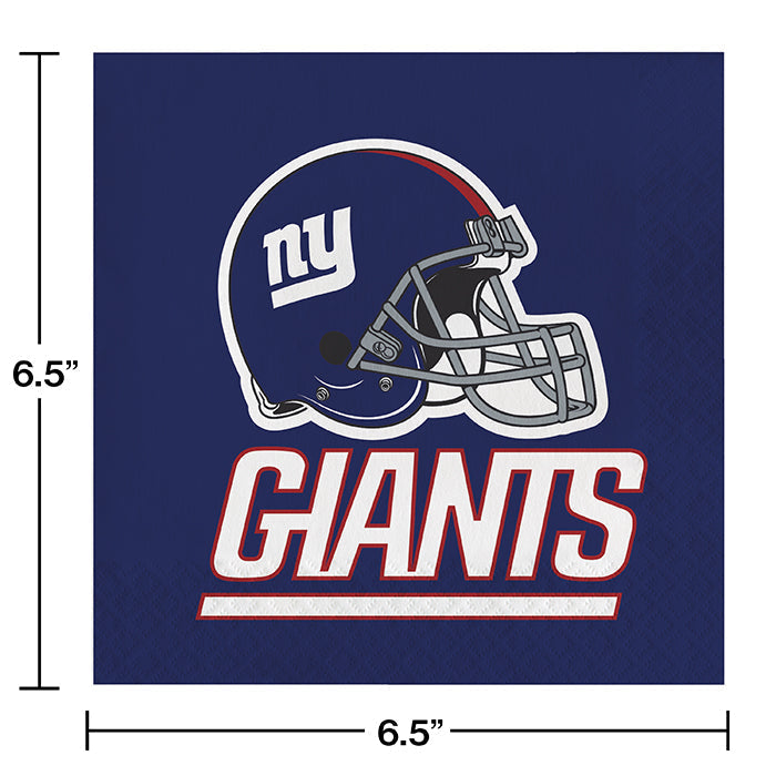 New York Giants Napkins (16/Pkg)