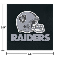 Las Vegas Raiders Napkins (16/Pkg)