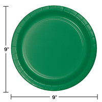 96ct Bulk Value Friendly Emerald Green Dinner Plates