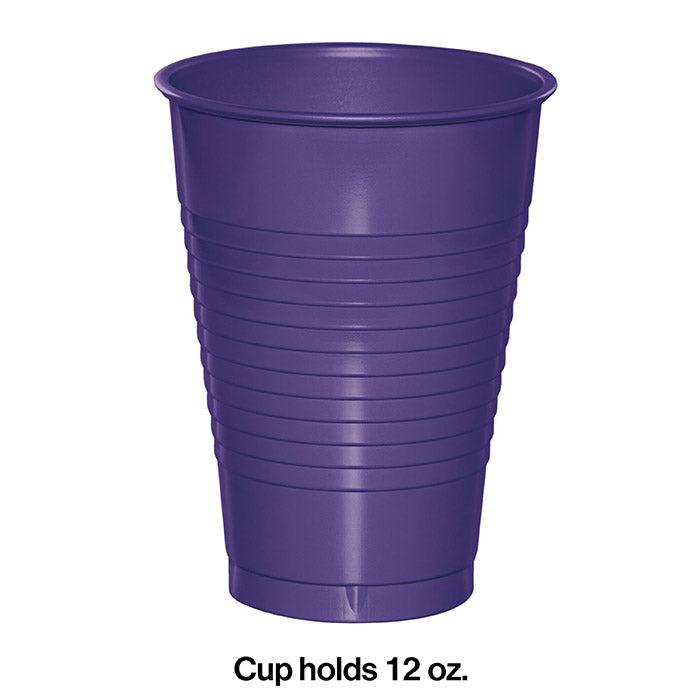 240ct Bulk Purple 12 oz Plastic Cups