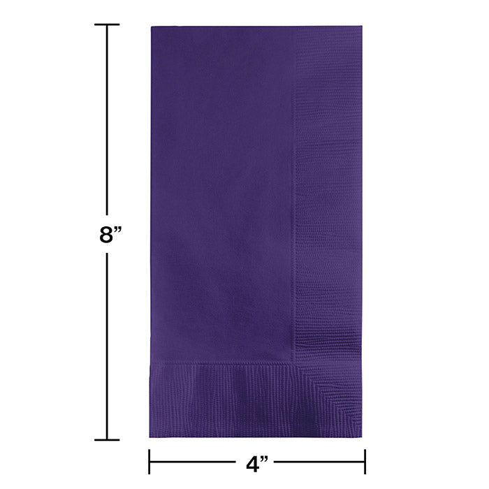 600 pc Bulk Purple 2 Ply Dinner Napkins