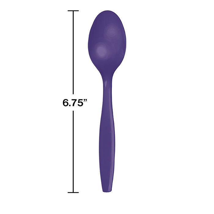 600ct Bulk Purple Bulk Plastic Spoons