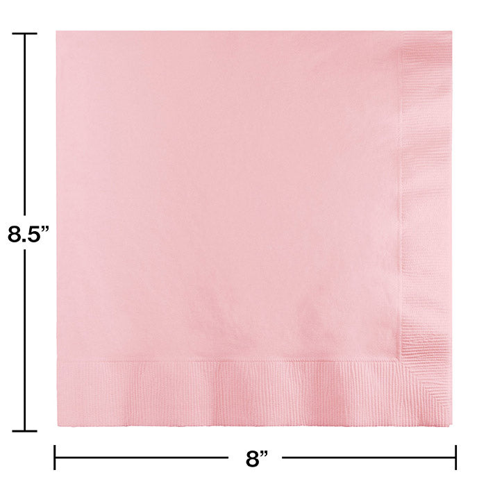 250 pc Bulk Classic Pink Dinner Napkins 3 Ply