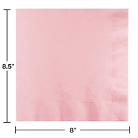 250 pc Bulk Classic Pink Dinner Napkins 3 Ply