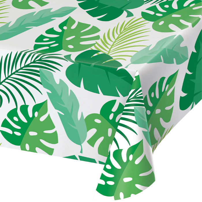 6 pc Bulk Palm Leaves Plastic Table Covers