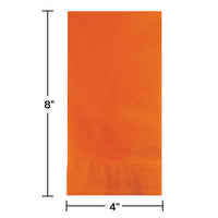 600 pc Bulk Sunkissed Orange 2 Ply Dinner Napkins