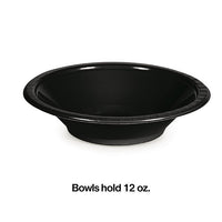 240ct Bulk Black Velvet 12 oz Plastic Bowls