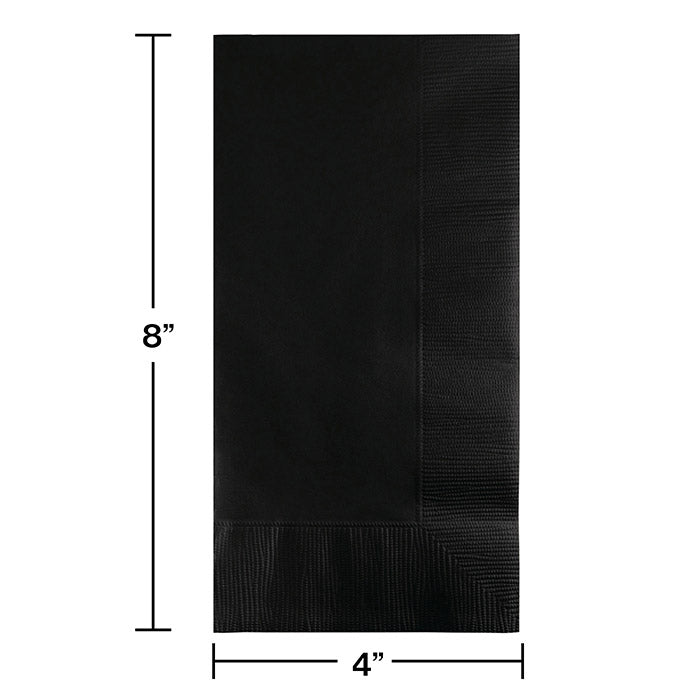 600ct Bulk Black Velvet 2 Ply Dinner Napkins