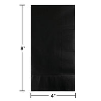 600ct Bulk Black Velvet 2 Ply Dinner Napkins