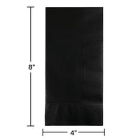 600 pc Bulk Black Velvet 2 Ply Dinner Napkins