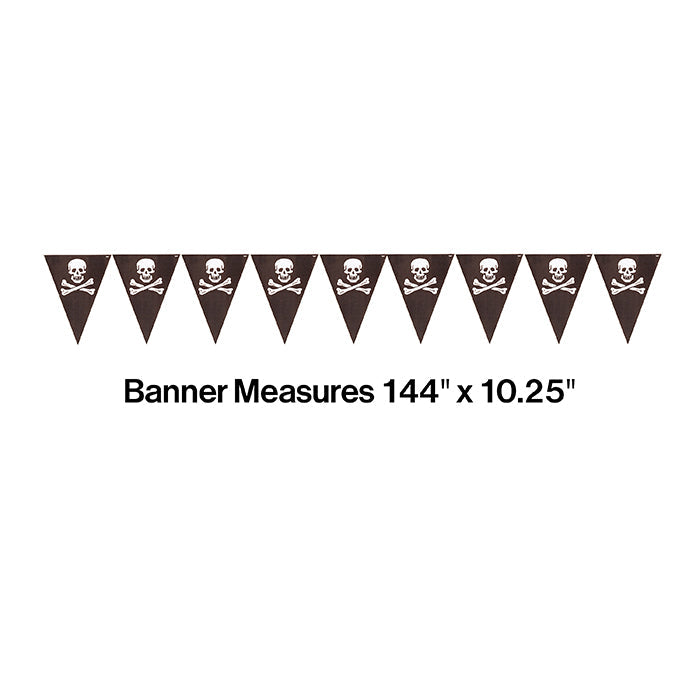 12ct Bulk Pirate's Map Flag Banners