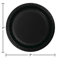 240ct Bulk Black Velvet Dessert Plates