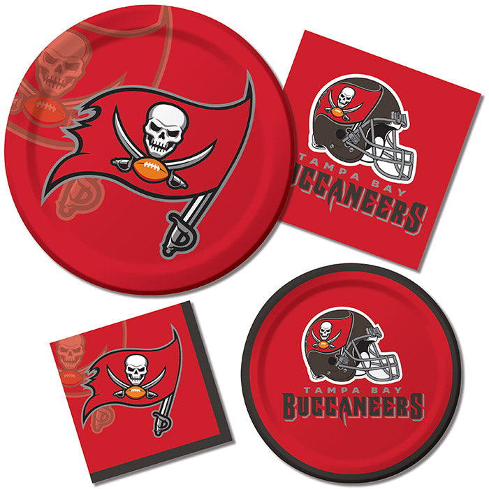 Tampa Bay Buccaneers Paper Plates (8/Pkg)