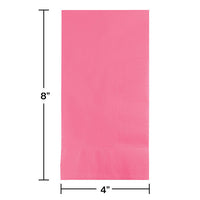 600 pc Bulk Candy Pink 2 Ply Dinner Napkins