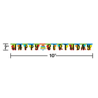 12ct Bulk Rainbow Cake Party Banners