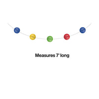 12ct Bulk Multicolor Honeycomb Garland