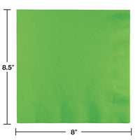250 pc Bulk Fresh Lime Green Dinner Napkins 3 Ply