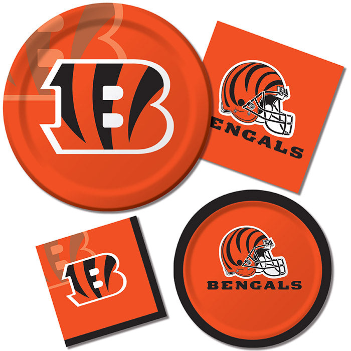 Cincinnati Bengals Paper Plates (8/Pkg)