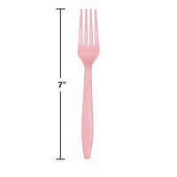 600ct Bulk Classic Pink Bulk Plastic Forks