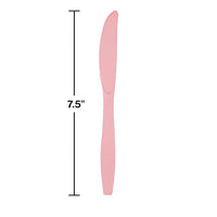 600ct Bulk Classic Pink Bulk Plastic Knives