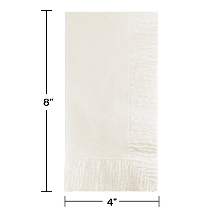 600 pc Bulk White 2 Ply Dinner Napkins