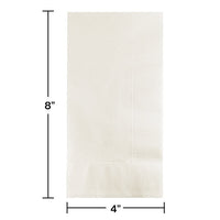 600 pc Bulk White 2 Ply Dinner Napkins