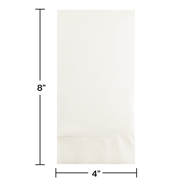 192 pc Bulk White 3 Ply Guest Towels