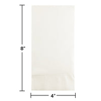 192 pc Bulk White 3 Ply Guest Towels