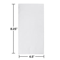 288 pc Bulk White Better than Linen Guest Towels