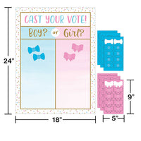 6ct Bulk Gender Reveal Balloons Party Games