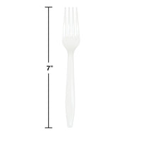 600ct Bulk White Bulk Plastic Forks