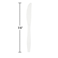 600ct Bulk White Bulk Plastic Knives