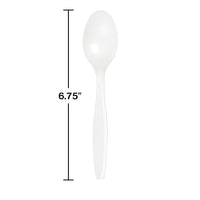600ct Bulk White Bulk Plastic Spoons