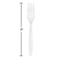 600ct Bulk Clear Bulk Plastic Forks