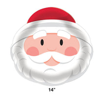 12ct Bulk Santa Plastic Trays