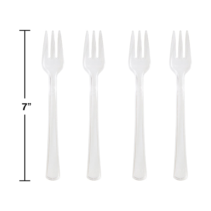 144ct Bulk Clear TrendWare Mini Forks