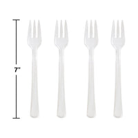 144ct Bulk Clear TrendWare Mini Forks