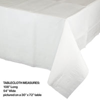 6ct Bulk White Paper Table Covers