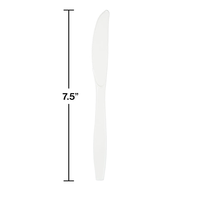 288ct Bulk White Plastic Knives