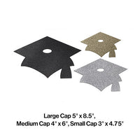 72ct Bulk Glitter Graduation Cutouts