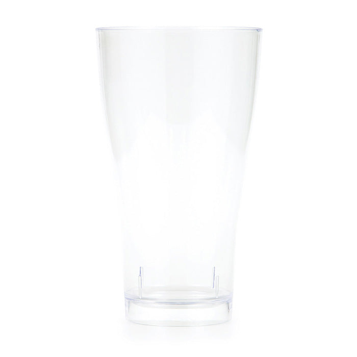 24 pc Bulk Clear 14 oz Plastic Pilsner Glasses