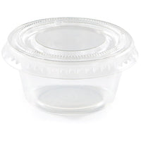 288 pc Bulk Clear 2 oz Portion Cups with Lids