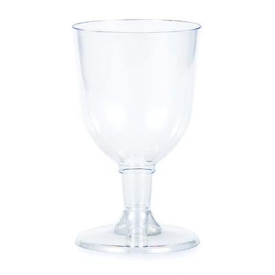 72 pc Bulk Clear 5 oz Plastic Wine Glasses
