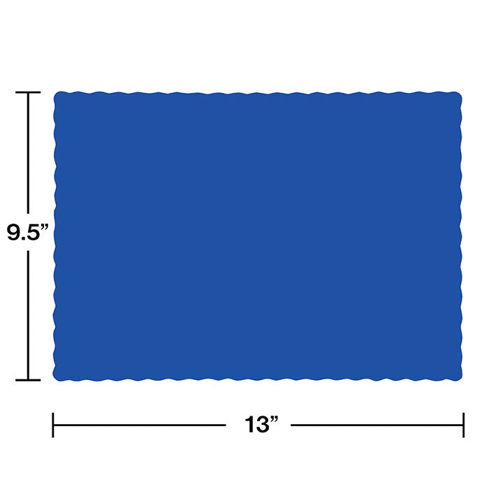 600ct Bulk Cobalt Blue Placemats Paper