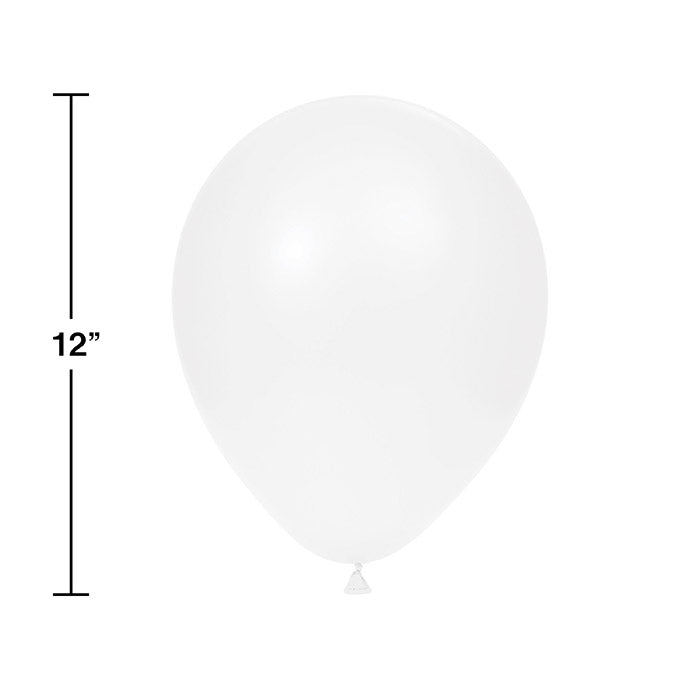 180ct Bulk White Latex Balloons