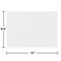 600ct Bulk White Paper Placemats